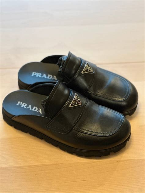 sabot con zeppa prada|Prada Livermore.